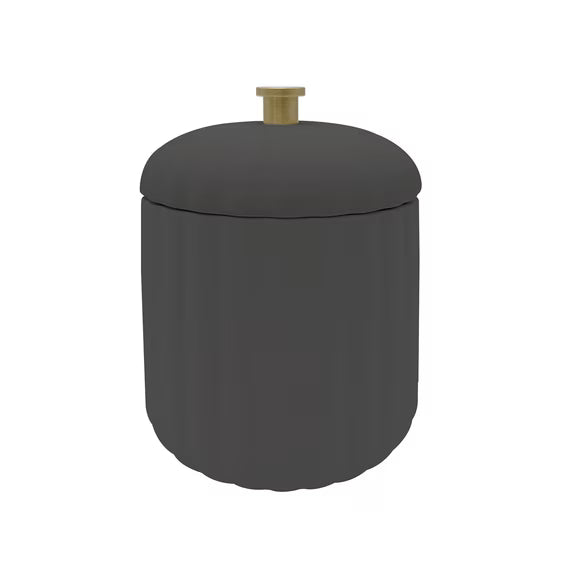 Beautiful Bathroom Canister, Gray