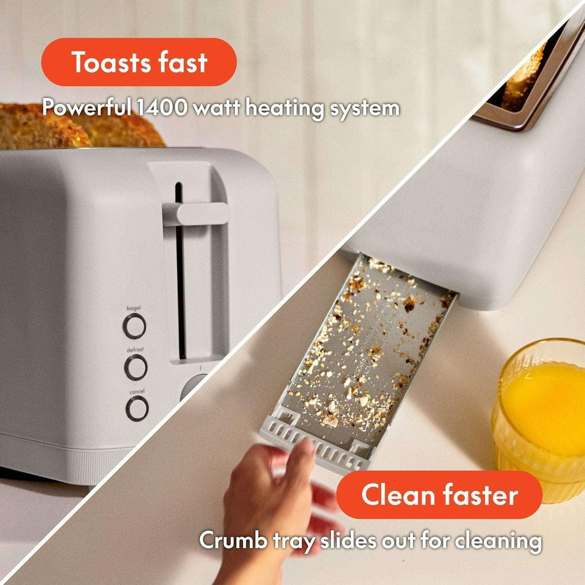 Bella 4-Slice Slim Toaster