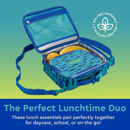 Bentgo 2-Piece Kids Snap & Go Lunch Set: Leak-Proof Lunch Box & Deluxe Insulated Lunch Bag