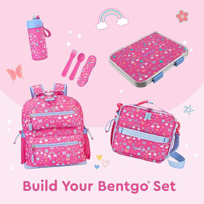 Bentgo Kids 2-Pack Stainless Steel Lunch Box & Water Bottle Set
