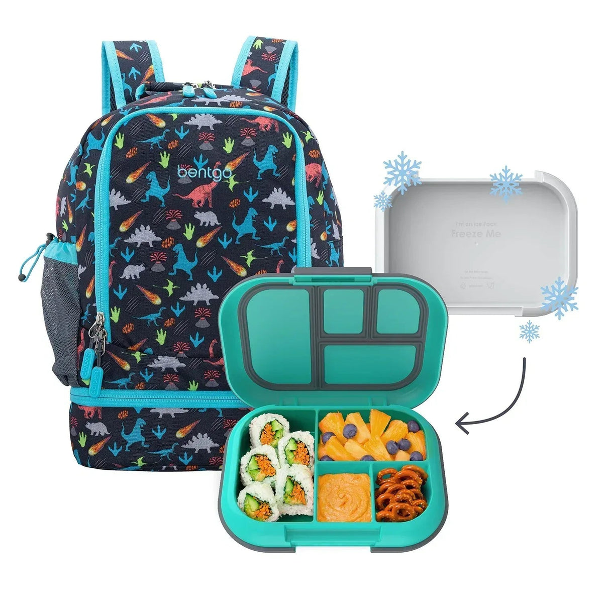 Bentgo Kids 2-in-1 Backpack & Insulated Lunch Bag & Box