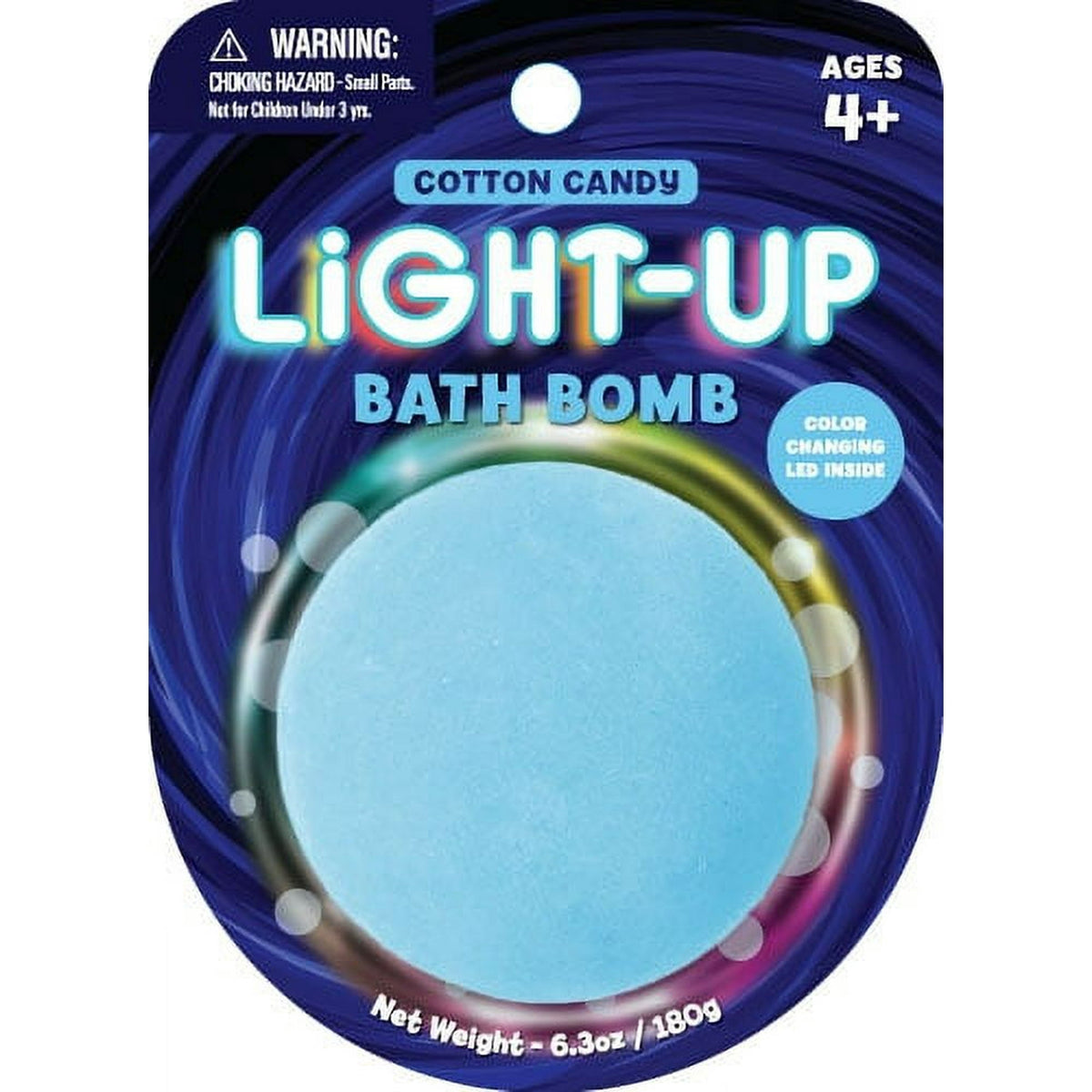 Best Brands Classic Bath Bomb with Surprise LED Light Inside for a Fun Relaxing Experience
