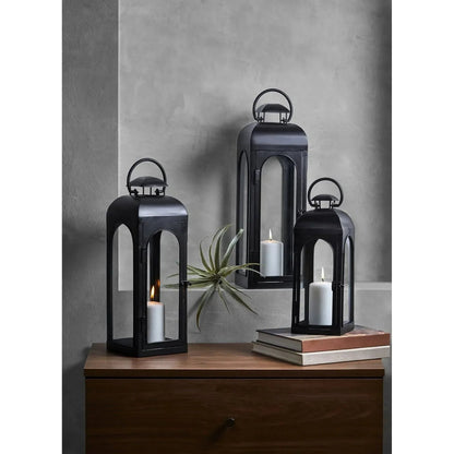 Better Homes & Gardens Black Metal Lantern Candle Holder