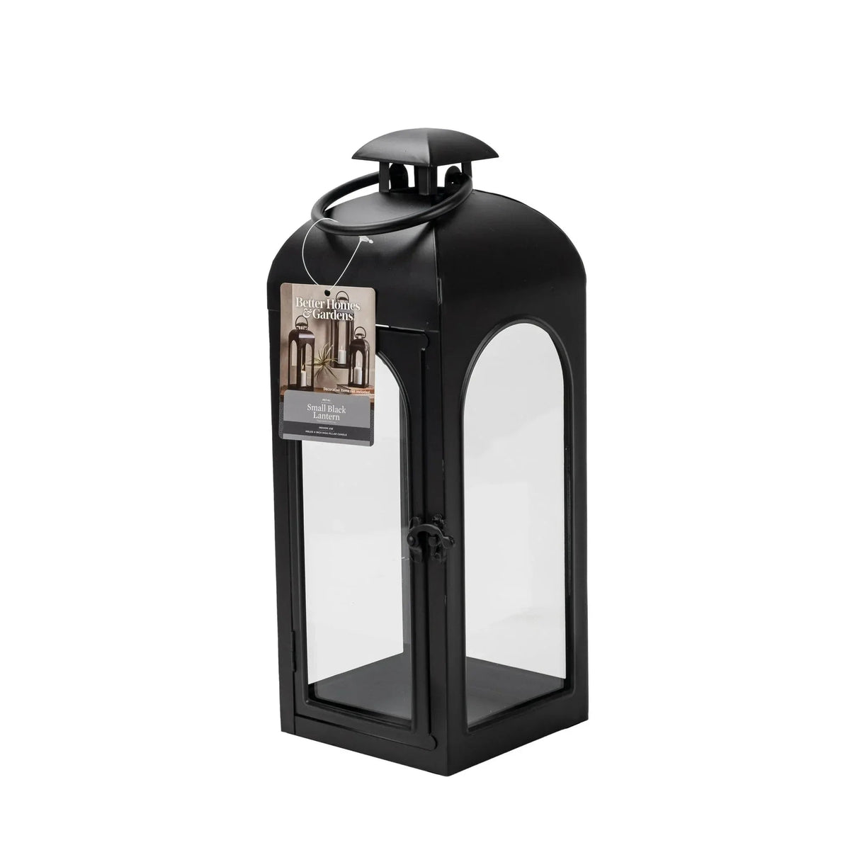 Better Homes & Gardens Black Metal Lantern Candle Holder