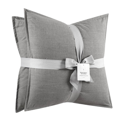 Better Homes & Gardens 2-Pack Linen Pillows, 20"x20" Brown Basket