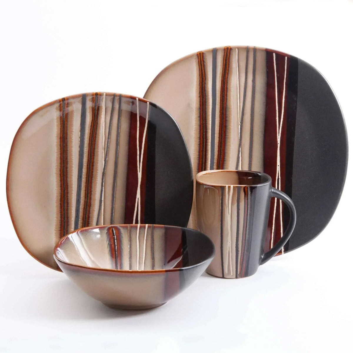 Better Homes & Gardens Bazaar Teal 16-piece Dinnerware Set