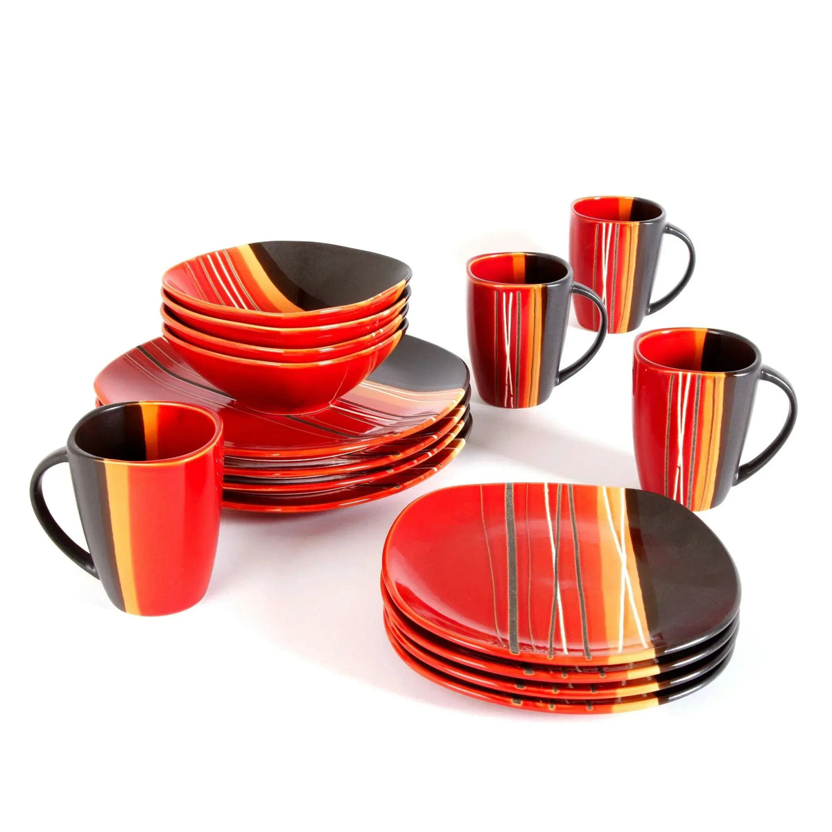 Better Homes & Gardens Bazaar Teal 16-piece Dinnerware Set