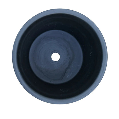 Better Homes & Gardens Round Black Ceramic Nikolaos Plant Planter