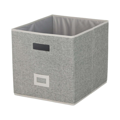 Better Homes & Gardens Cube Storage Bin with Handles, 12.75in W x 15in D x 12.75in H - Polyester & Cotton