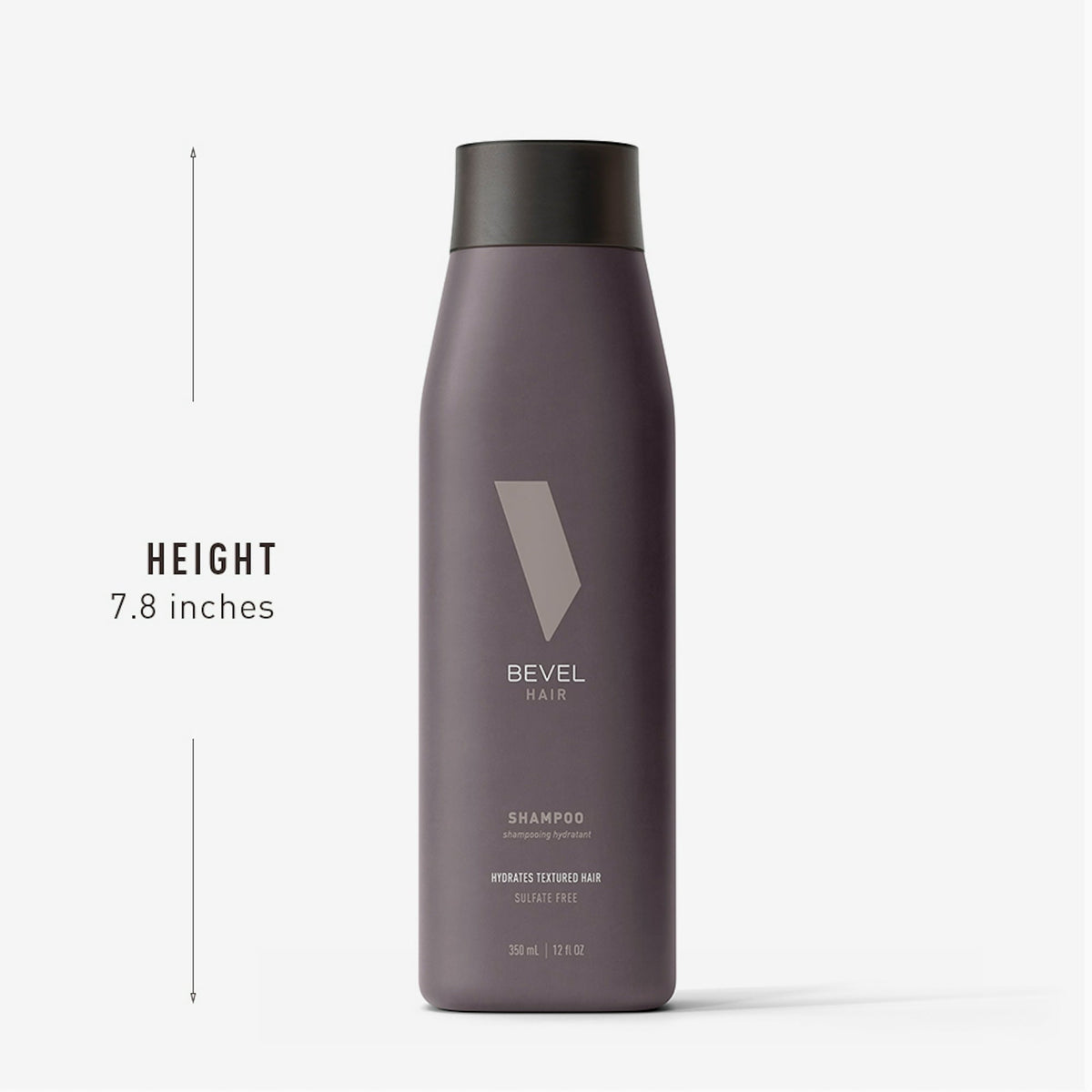 Bevel Men's Hair Shampoo, Moisturizing, with Shea and Coconut Oil, 12 fl oz (PACK OF 3 )