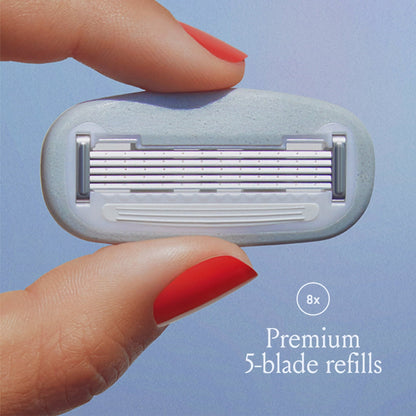 Billie Women’s Razor 5-Blade Refills, 8 Ct