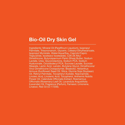 Bio-Oil Dry Skincare Gel with Soothing Emollients & Vitamin B3, Non-Comedogenic, 3.4 fl oz (PACK 3)