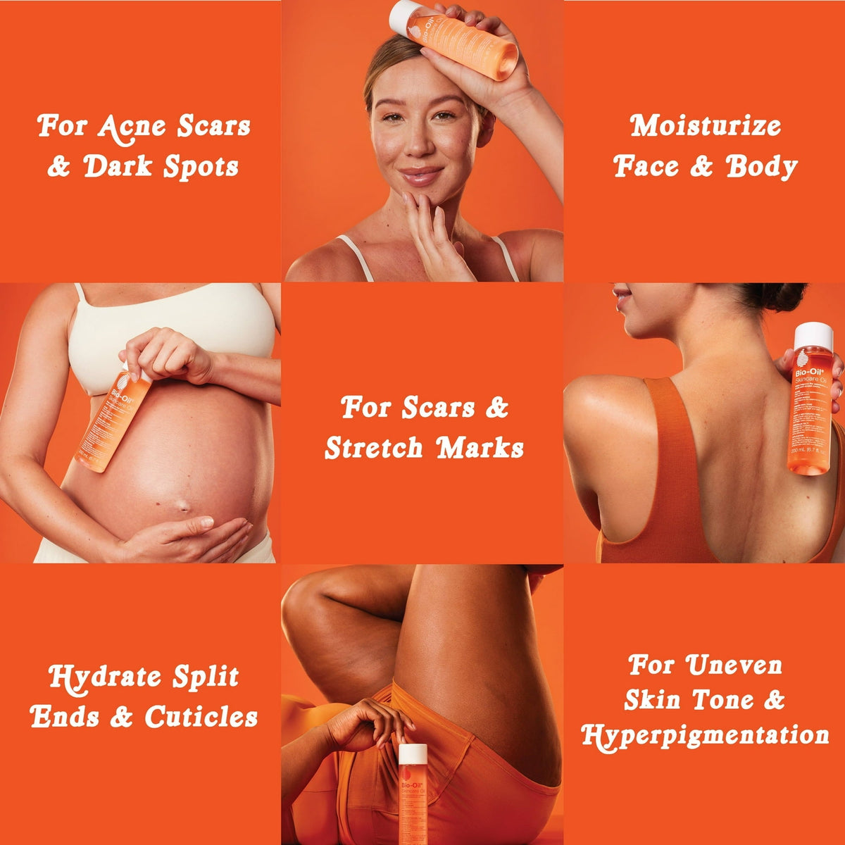 (3 PACK ) Bio-Oil Skincare Body Oil for Scars and Stretch Marks, Serum Hydrates Skin, 0.85 fl oz