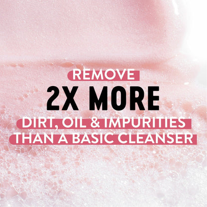 (3 PACK ) Biore Purify & Reset Daily Cleanser, Charcoal and Rose Quartz Face Wash, 6.77 oz