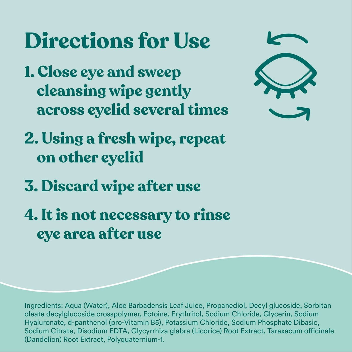 Biotrue Micellar Water Eyelid Cleansing Wipes and Fragrance Free Cleanser, 30 Pack