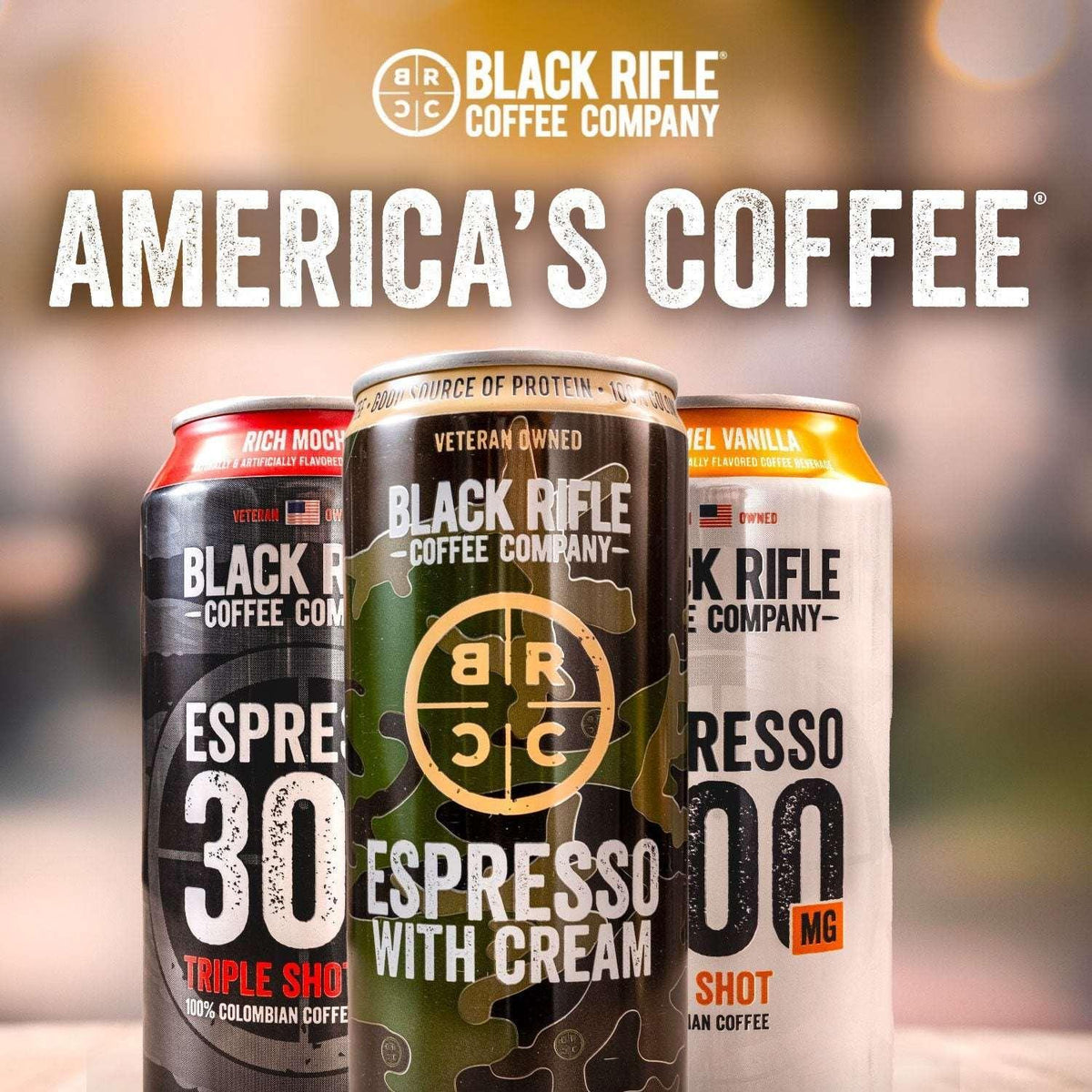 Black Rifle Coffee Company Espresso Caramel Vanilla 300 15 fl. oz., 12 pk.