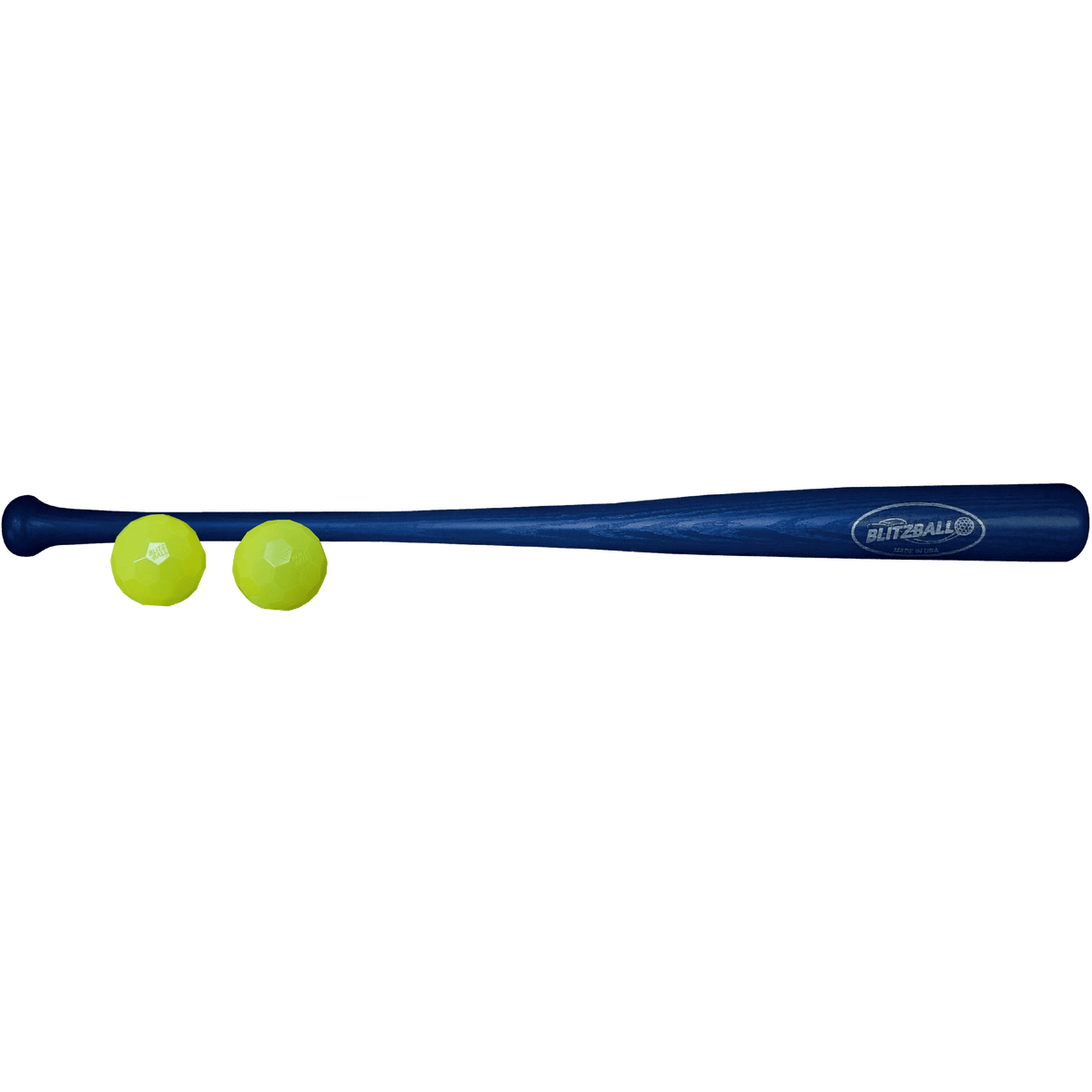 Blitzball- Plastic Backyard Baseball Bat and 2 Ball Combo Set