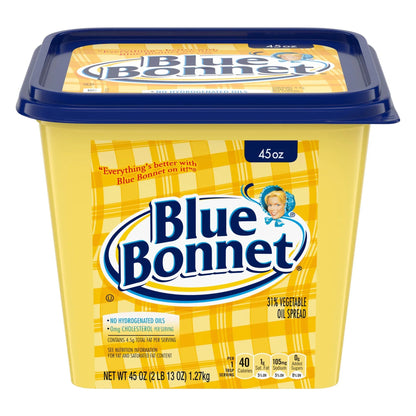 Blue Bonnet Vegetable Oil Spread, 45 oz