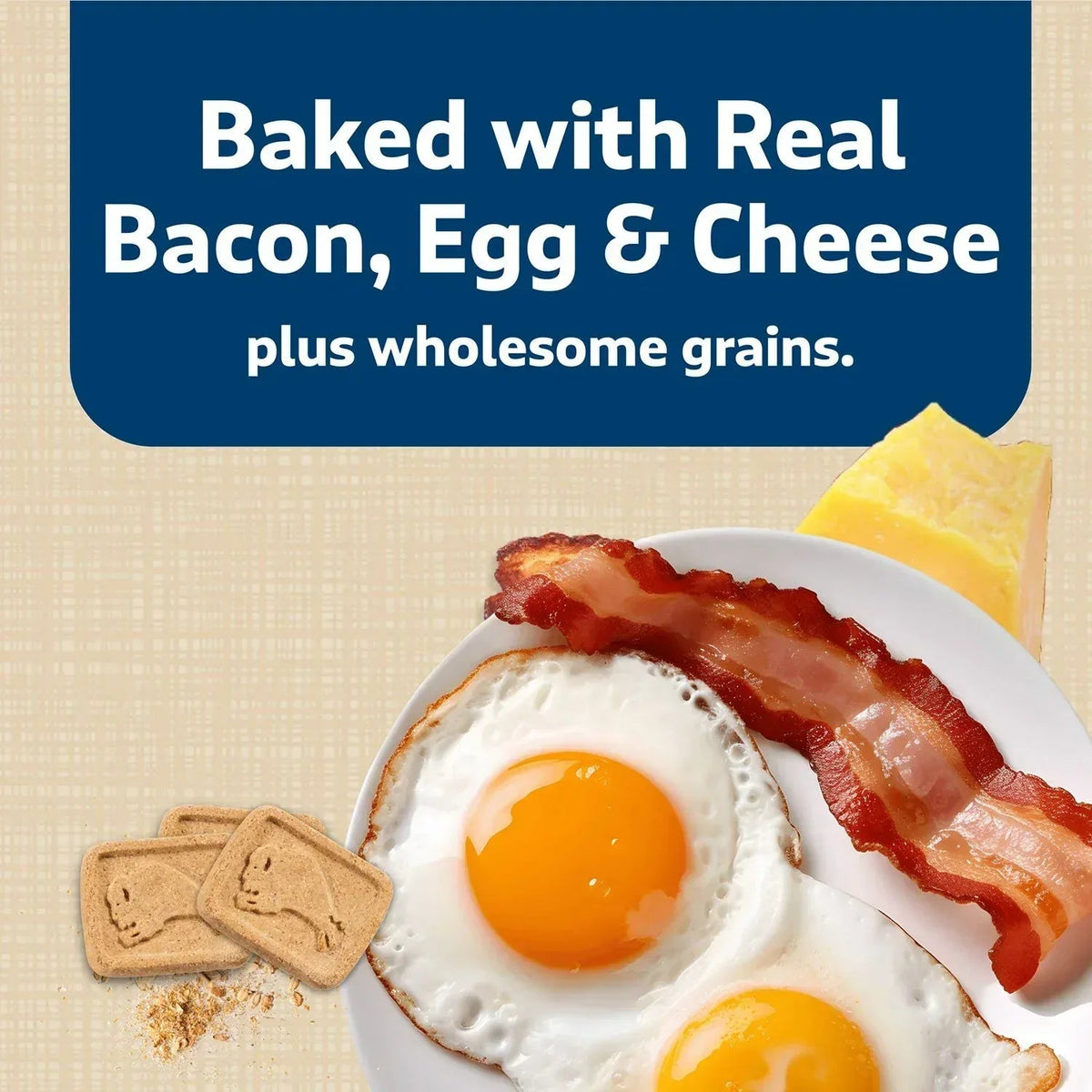 Blue Buffalo Health Bars Bacon, Egg, & Cheese Crunchy Dog Treats, 5 lbs.