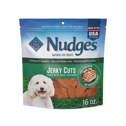 Blue Buffalo Nudges Jerky Cuts Dog Treats, Chicken
