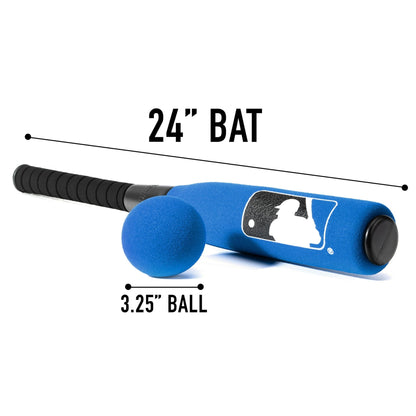 Franklin Sports MLB Kids Foam Baseball Bat + Ball Set - Jumbo Oversize Toy Bat + Foam Ball for Kids + Toddlers- 24