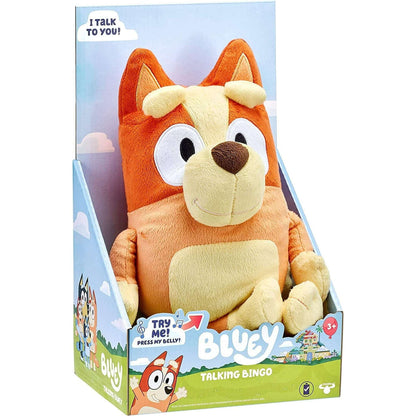 Bluey, Talking Bingo 12 inch Plush, Toys for Kids 3-6 Years