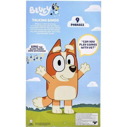 Bluey, Talking Bingo 12 inch Plush, Toys for Kids 3-6 Years
