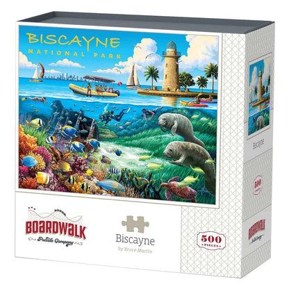 Boardwalk Assorted Jigsaw Puzzles, 3-pack
