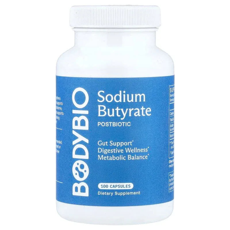 BodyBio, Sodium Butyrate, Capsules