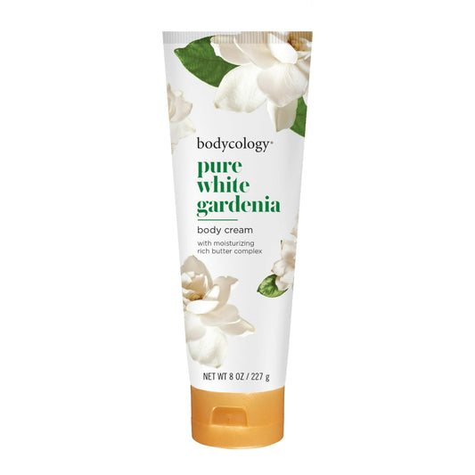 ( 4 pack) Bodycology Pure White Gardenia Shea Butter Body Cream, 8 oz