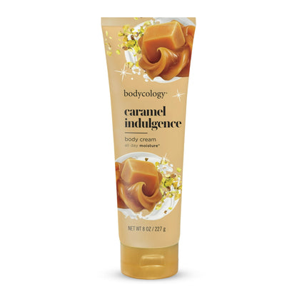 Bodycology Shea Butter Body Cream, Caramel Indulgence, 8 oz.(PACK 3)