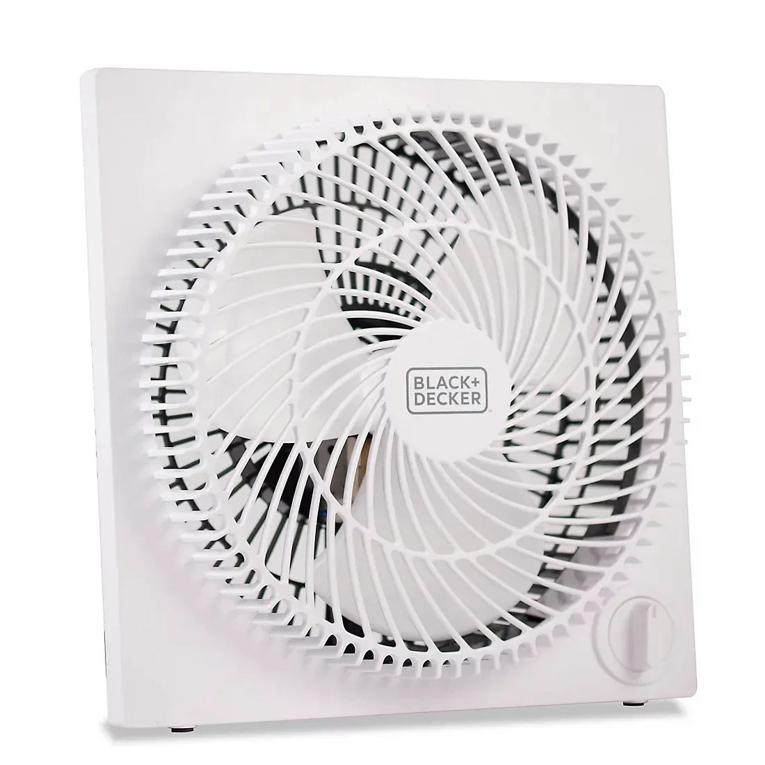 Black + Decker 9" Box Fan - White