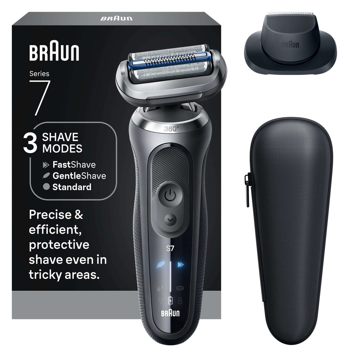 Braun Electric Shaver, Series 7 7120s with Precision Trimmer