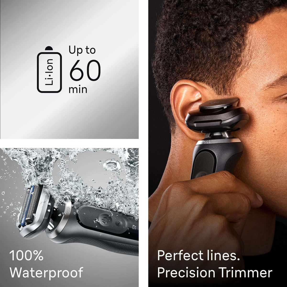 Braun Electric Shaver, Series 7 7120s with Precision Trimmer