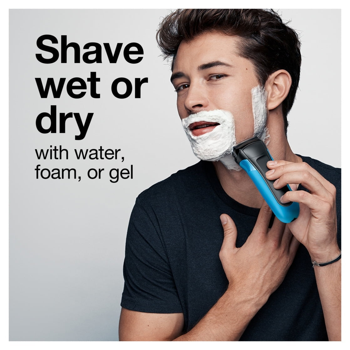 Braun Rechargeable Electric Shaver, Series 3 3010s, Wet & Dry