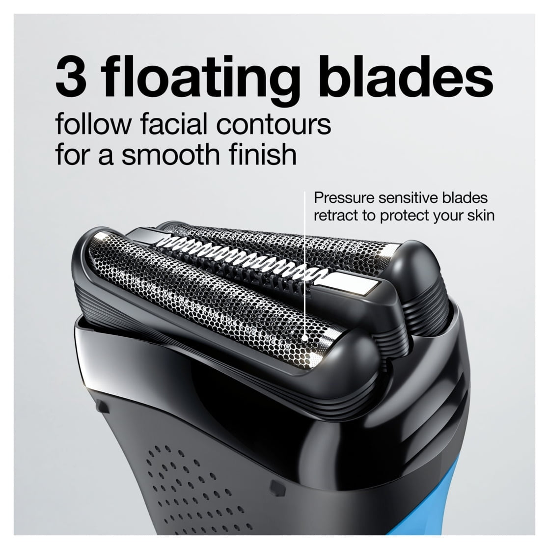 Braun Rechargeable Electric Shaver, Series 3 3010s, Wet & Dry