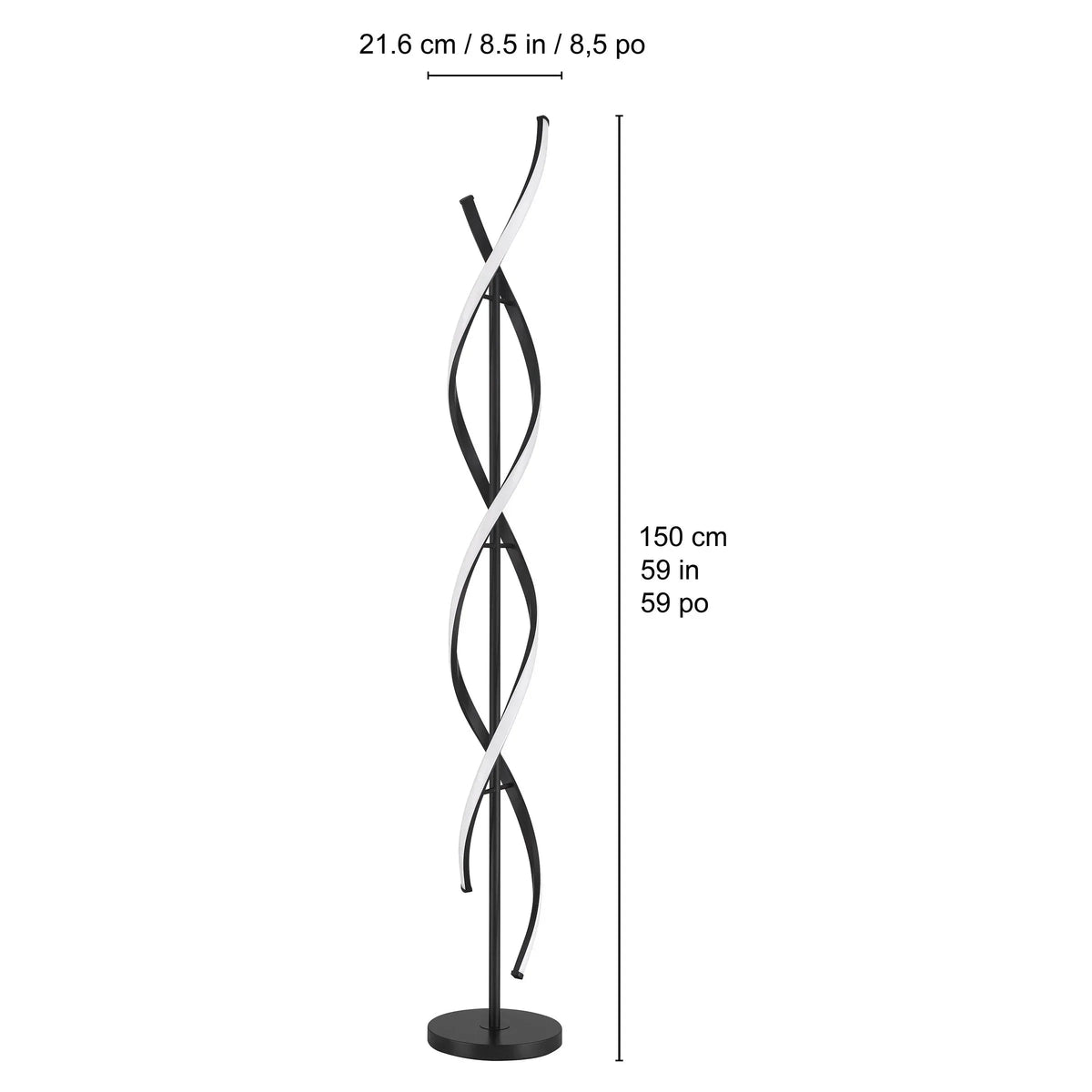 Bridgeport Designs Vortex Floor Lamp