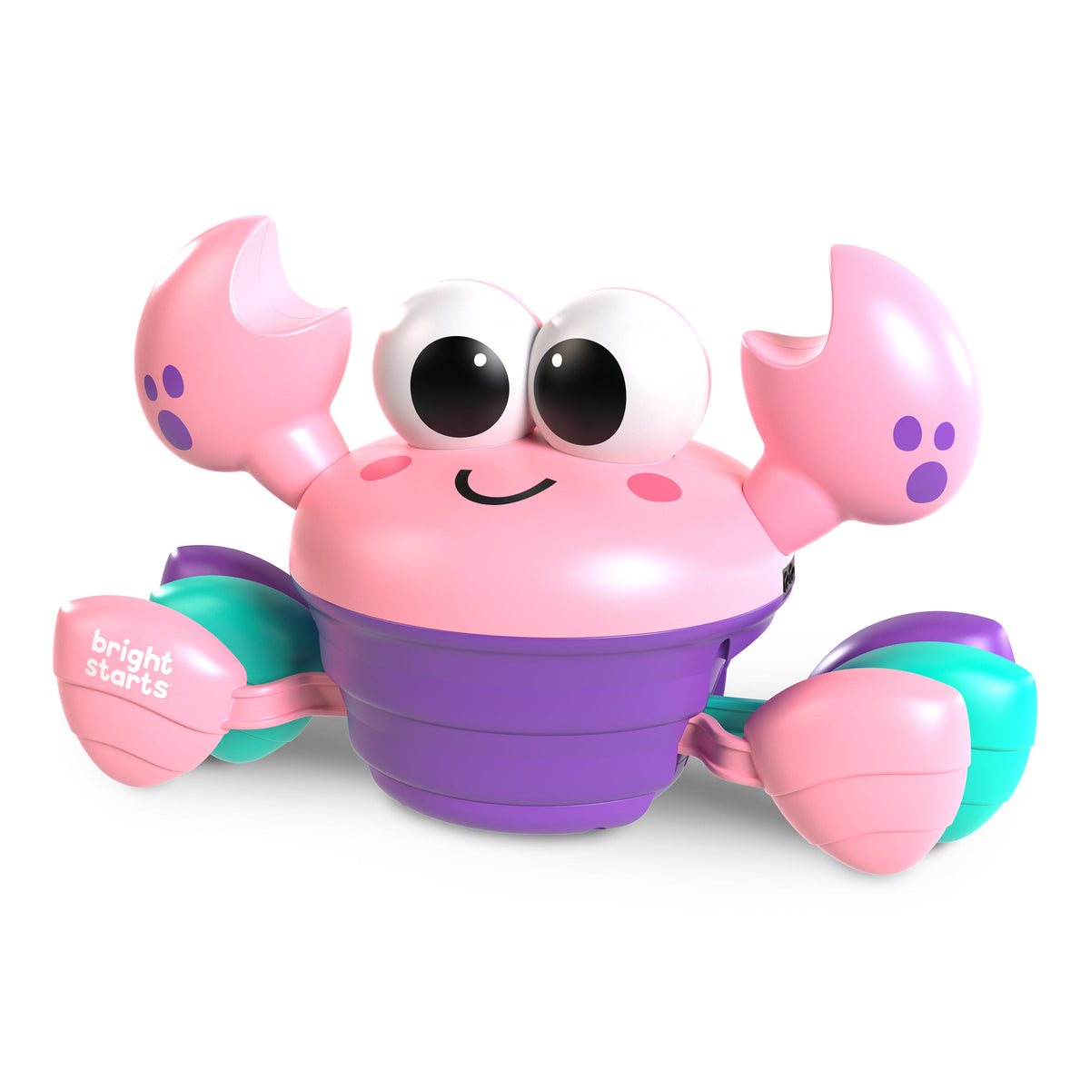 Bright Starts Rockin’ Crawling Crab - Pink