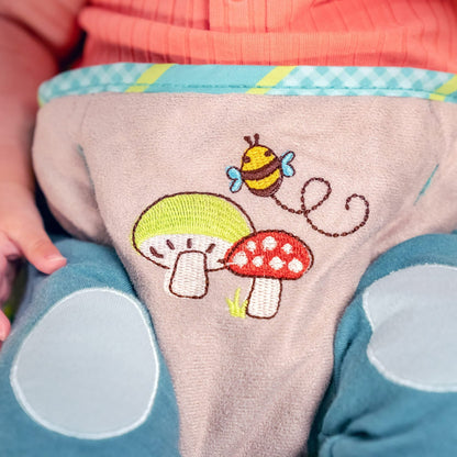 Bright Starts Disney Baby Winnie the Pooh Dots & Hunny Pots Baby Bouncer Vibrating Infant Seat