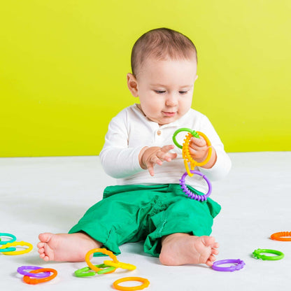 Bright Starts Lots of Links Take-Along Toys, Ages Newborn +