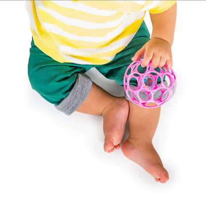 Bright Starts Oball Rattle Easy-Grasp Toy - Pink