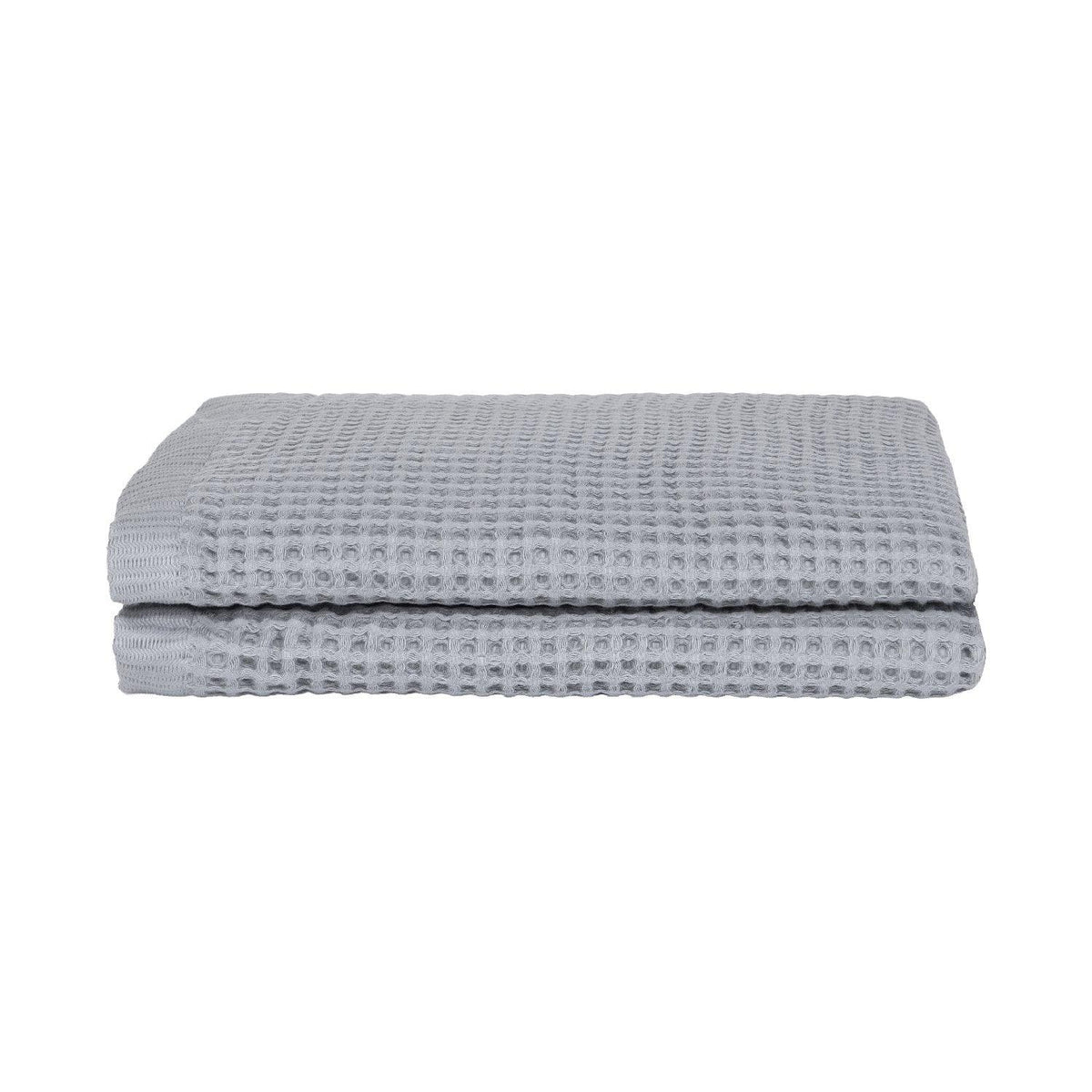 Brooklinen Set of 2 Waffle Bath Towels , 100% Turkish Cotton