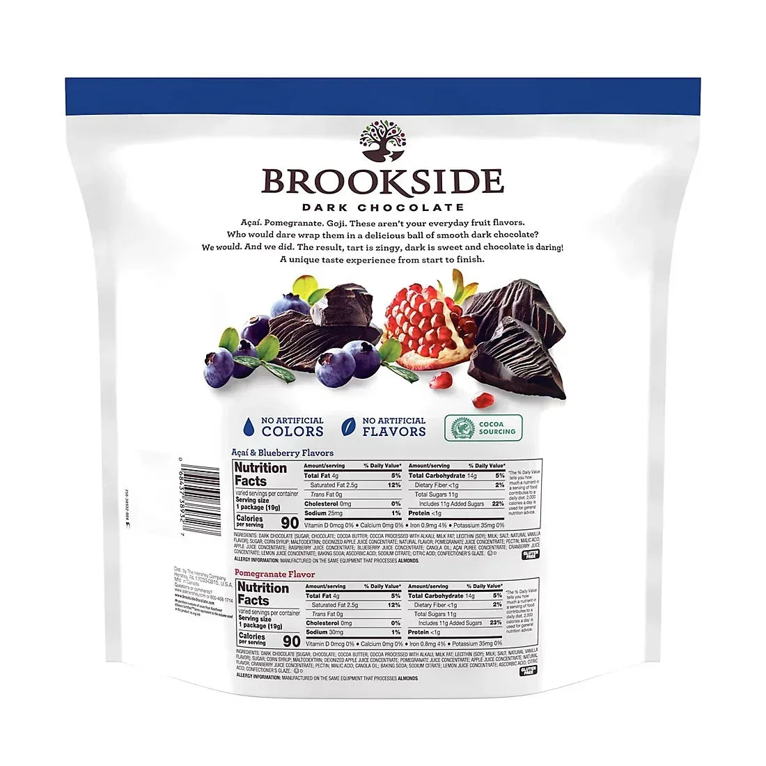 Brookside Dark Chocolate Variety Pack, 30 pk./0.7 oz.