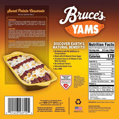 Bruce's Cut Yams, 29 oz., 4 pk.