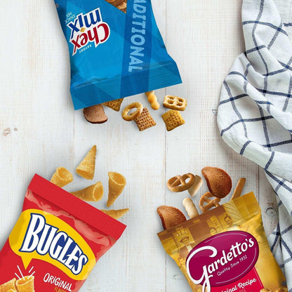 Bugles, Chex Mix & Gardetto Variety Pack Snacks, 40 pk.