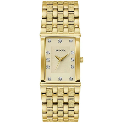 Bulova Modern Diamond Markers Bracelet Watch, 26mm