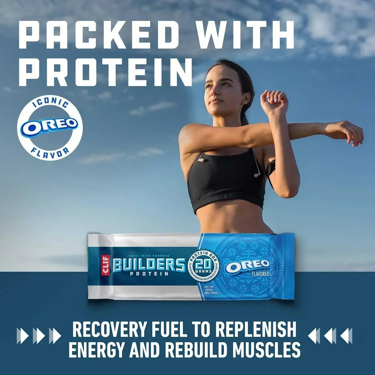 CLIF BUILDERS Protein Bars OREO-Flavored, 2.4 oz., 15 pk.