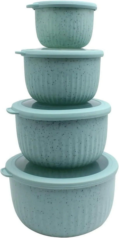 COOK WITH COLOR Meal Prep Containers Wide Mixing Bowls Food Storage Containers with Lid