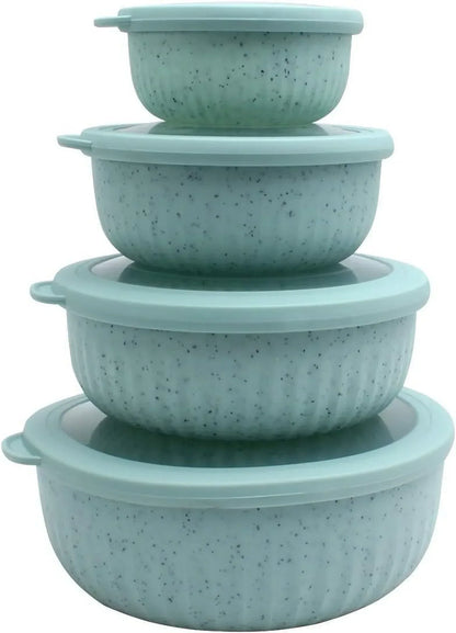 COOK WITH COLOR Meal Prep Containers Wide Mixing Bowls Food Storage Containers with Lid
