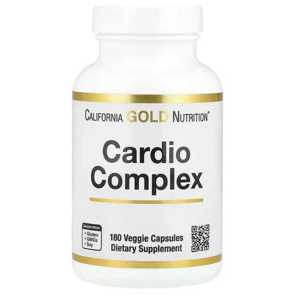 California Gold Nutrition, Cardio Complex with CardioAmino Blend, CardioPhyto Blend and Coenzyme Q10, 180 Veggie Capsules